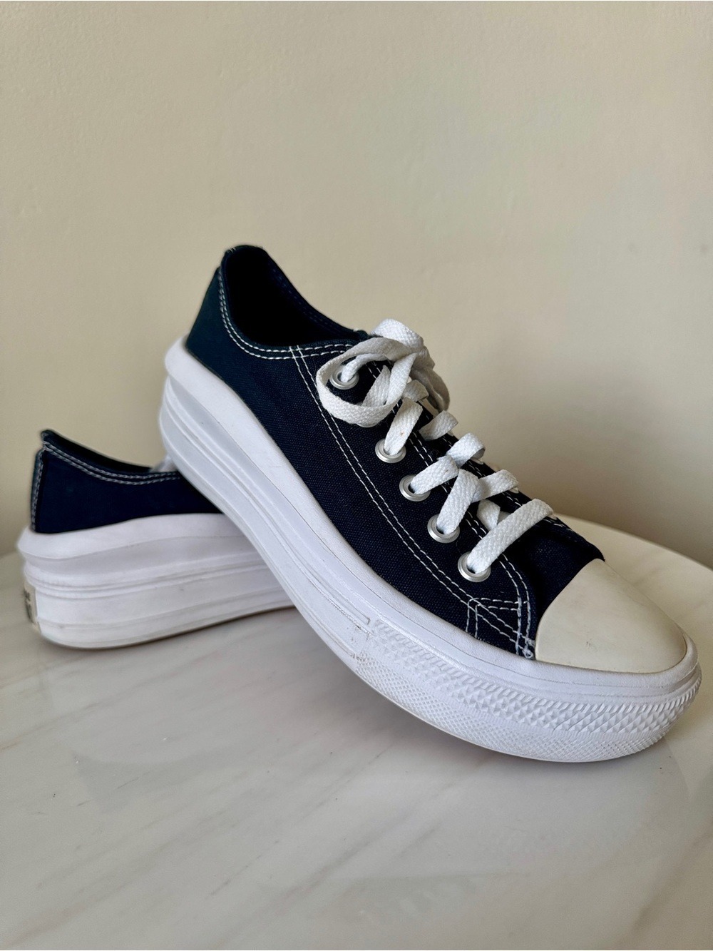 Converse Chuck Taylor All Star Move Platform, Black, Size 7